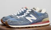 New Balance 【ニューバランス】 ML574 青 白 赤 ヌバック 27cm