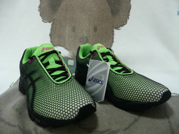 新品半額！asics アシックス★SPEED MASTER★ランニング靴25㎝緑