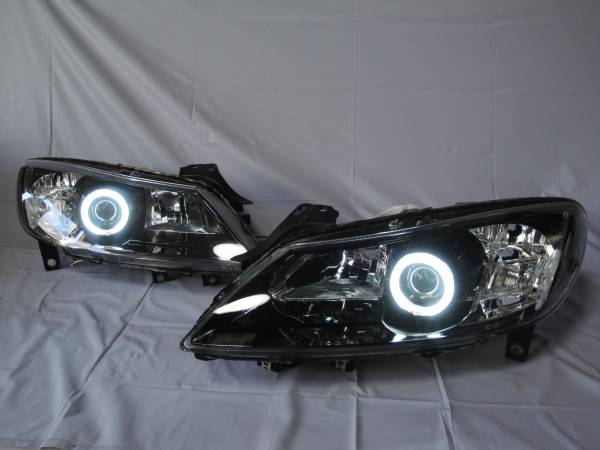 RX-8ヘッドライト前期・後期・専用カバー付きSMD（LED）イカリング