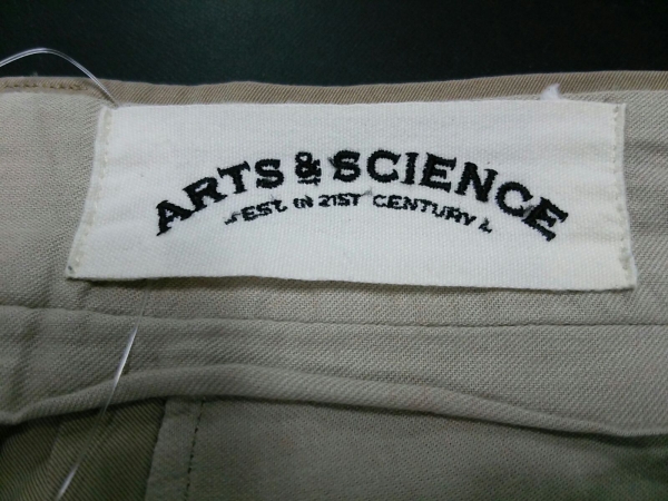 アーツアンドサイエンス パンツ 0 レディース ベージュ