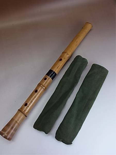 ☆ 琴古流 尺八 銘 ？童 54.7㎝ ☆ 雅童銘 『琴古流尺八』 ｜骨董品