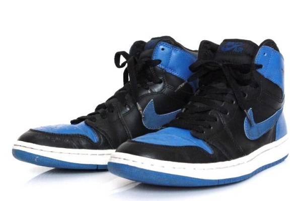 01年製 NIKE AIR JORDAN 1 RETRO OG 黒 青 27.5cm AJ1