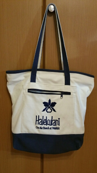 ハワイ超一流ホテルハレクラニ特性トートバッグ★美品★稀少品