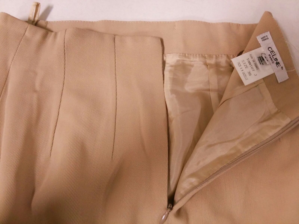 セリーヌ スカート 38 レディース 美品 ライトブラウン CELINE