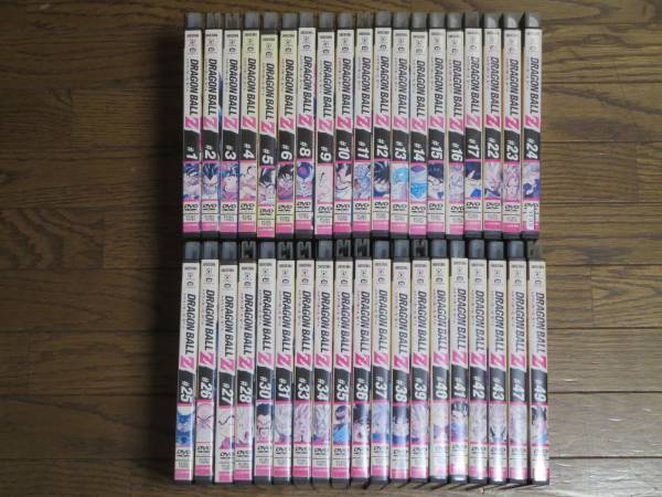 口 DVD 【ドラゴンボールZ】 38巻セット（全49巻中11本欠品）