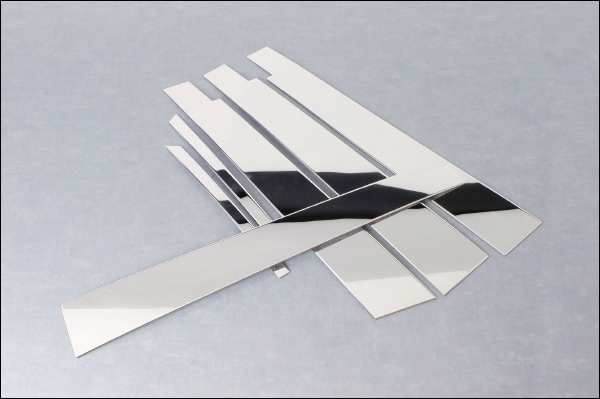 17クラウン前期6P超鏡面ピラーパネル(3D加工)バイザー有