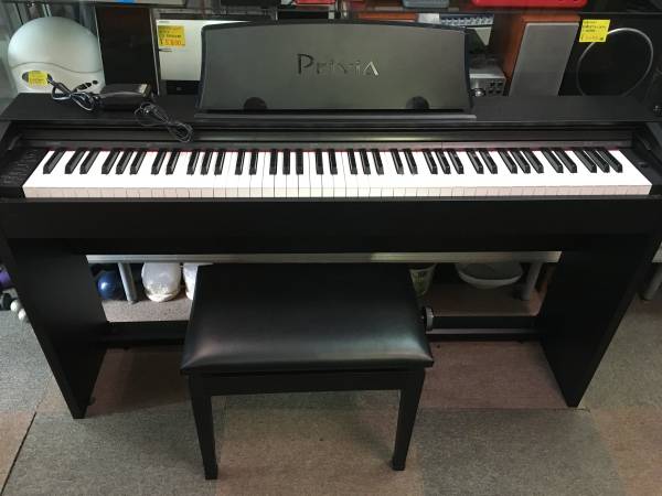 CASIO カシオ　電子ピアノ　PX-735-BK 2012年製 ☆CASIO☆ 電子ピアノ Privia PX-735BK 2012年製【引取限定】 カシオ