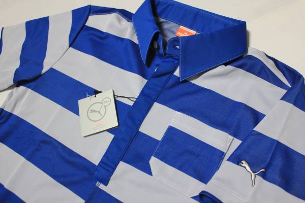 ◆プーマ ゴルフ puma GOLF 新品 ポロシャツ 903470　ブルーM◆