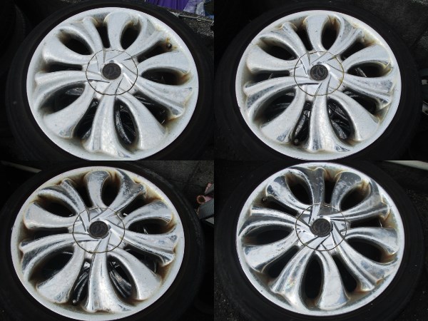 社外メッキ17インチ　ステップワゴン　ノア　ヴォクシー　セレナ