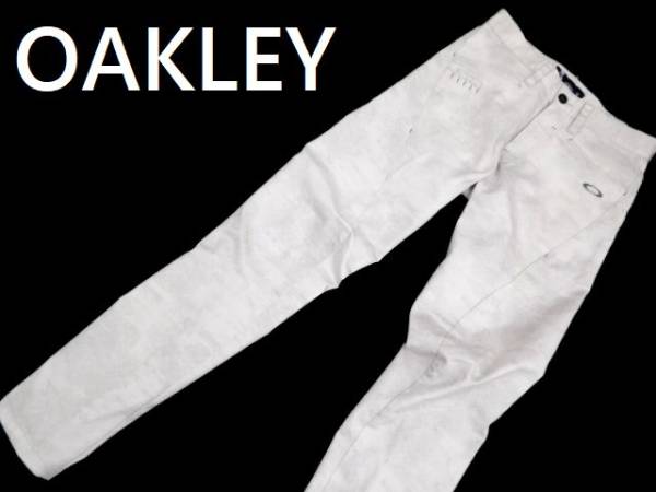 新品 OAKLEY オークリー ゴルフ パンツ スラックス 32 白 スラックス