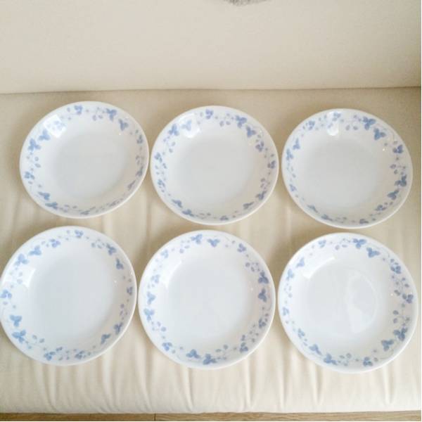 ▼送料無料▼コレール カレー用 皿 耐熱ガラス 6皿セット