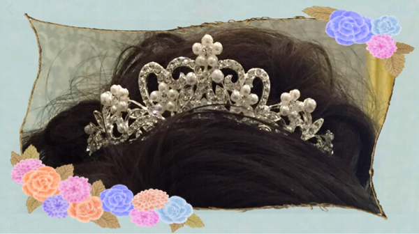 結婚式 アクセ ヘア ブライダル 髪飾り ティアラ 花 パール