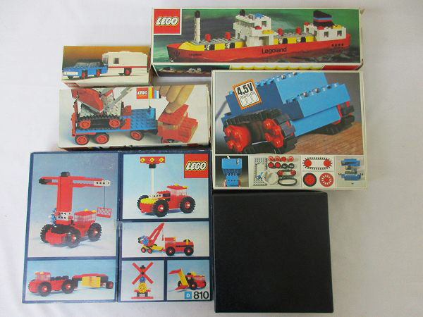 処分 LEGO 4.5Vモーターセット，312 タンカー貨物船 他[梱0.2