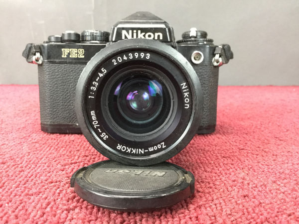 Nikon FE2 MF一眼レフカメラ○ジャンク品 Nikon FE2 MF一眼レフカメラ○