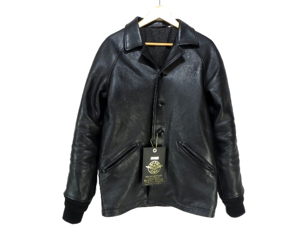 WESTRIDE ウエストライド ゴートレザー ジャケット 黒 山羊革 M