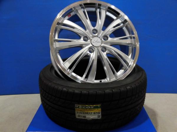 【新品】WedsレオニスEX 17インチ+YH 215/45R17 エスクァイア等