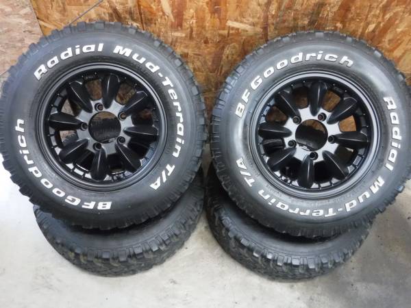 【ジムニー】アルミホイール&BFグッドリッチマッドタイヤ 4本