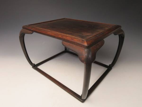 中国古玩 時代 唐木 花台 飾台 長方卓 6134T