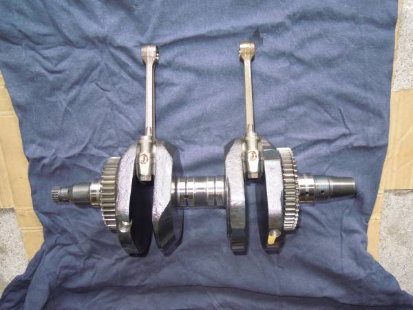 W650 クランクシャフト＆コンロッド　EJ650