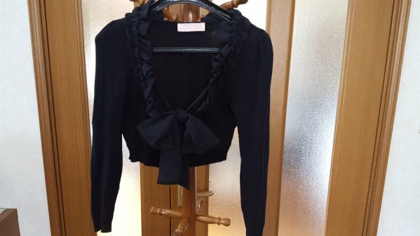 美品■ジーザスディアマンテ リボン長袖ボレロ　黒