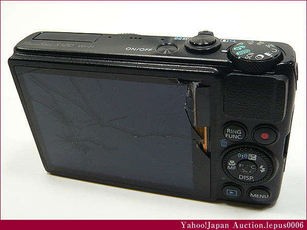 Canon S120 デジタルカメラ ブラック　ジャンク品 送料無料，低価】 キヤノン/Power Shot/S120【ジャンクカメラ】14717