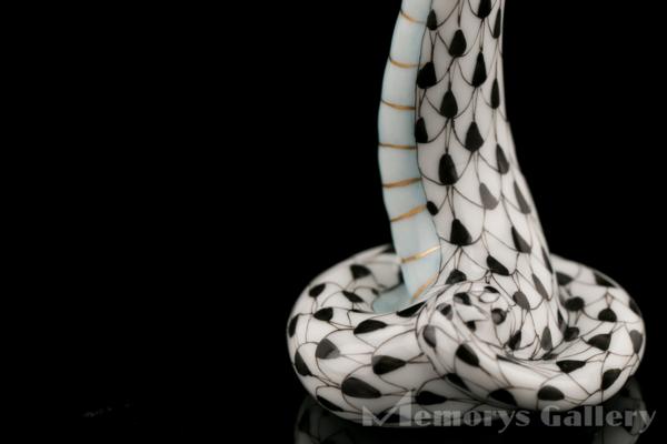 【雅アニマル】ヘレンド HEREND 巳置物 本物保証