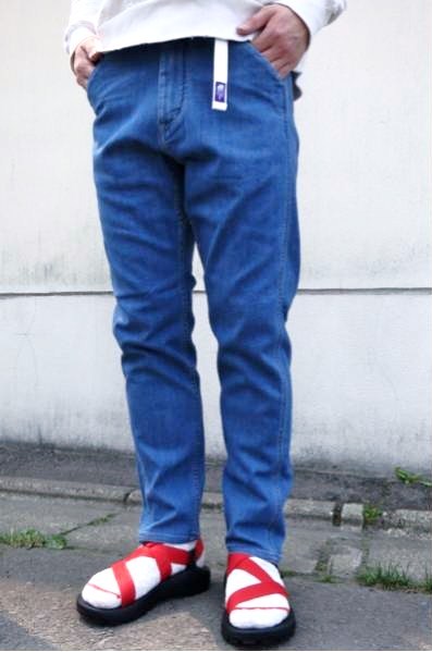 ノースフェイスパープルレーベル COOLMAX STRETCH DENIM TAPERED