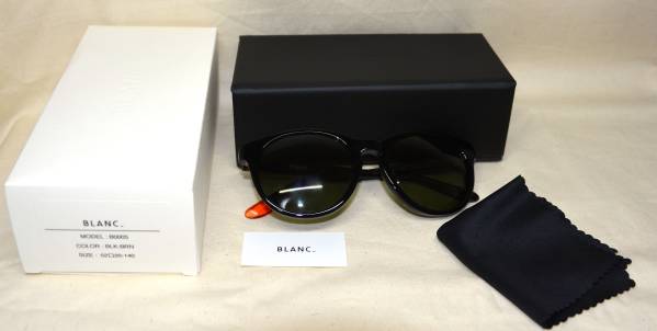 美品 BLANC.. ブラン B0005 ボストン型 サングラス 鯖江 BEAMS