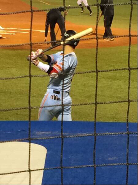 6/19日曜ヤクルト-埼玉西武ベンチ上最前列スタ-シ-ト1-3枚