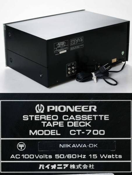 Pioneer パイオニア ct-700 カセットデッキ Pioneer パイオニア ct-700