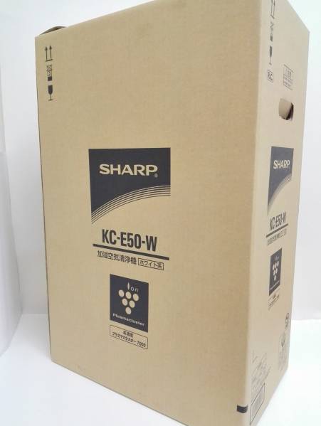 未使用品 SHARP 加湿空気清浄機 KC-E50-W