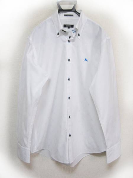 美品 バーバリーブラックレーベル シャツ 白 ドゥエ 3スーツ