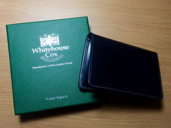 新品未使用】ホワイトハウスコックス/WhitehouseCox 名刺入れ 男性用