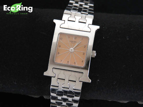 1円 エルメス Hウォッチ HH1.210 レディース腕時計 HH059