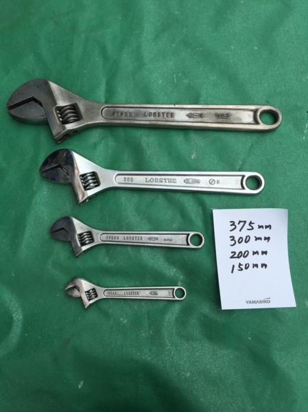 ロブスター モンキーレンチ150-375mm 中古4個