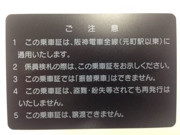 最新■阪神電鉄株主優待乗車証定期型電車全線 11/30■阪急阪神HD