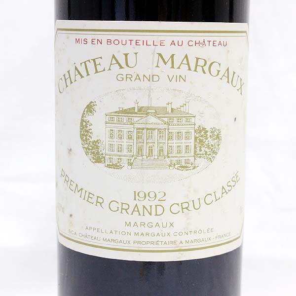 ☆1円～ CH.MARGAUX（シャトーマルゴー） 1992 O6F15141 ワイン 食品