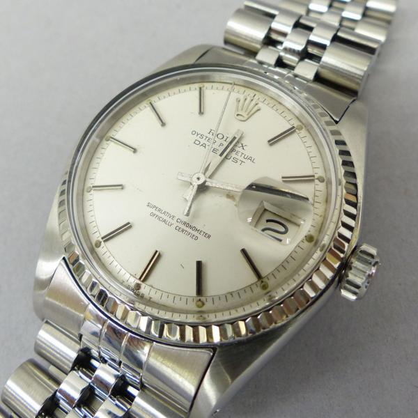 ROLEX 1600 メンズ デイトジャスト 白文字盤 OH済 中古[32666