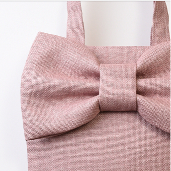 ミュゲ MUGUET 限定 ピンク リボンバッグ リバティ柄 新作(トート  