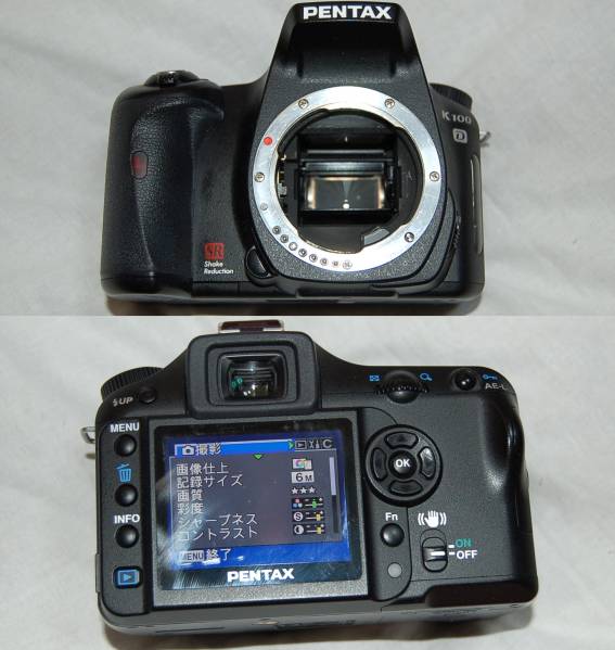 PENTAX デジタル 一眼 K100D 動作確認済み 完動品PENTAX K-100D