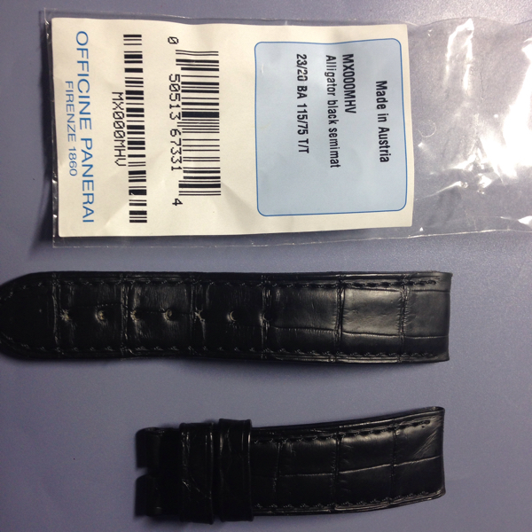 PANERAI パネライ純正革ベルト アリゲーター 使用品♪