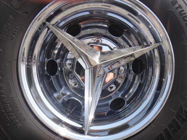 ホイールウロコスピナーデコトラ ☆ウロコ柄ホイールスピンナー19.5