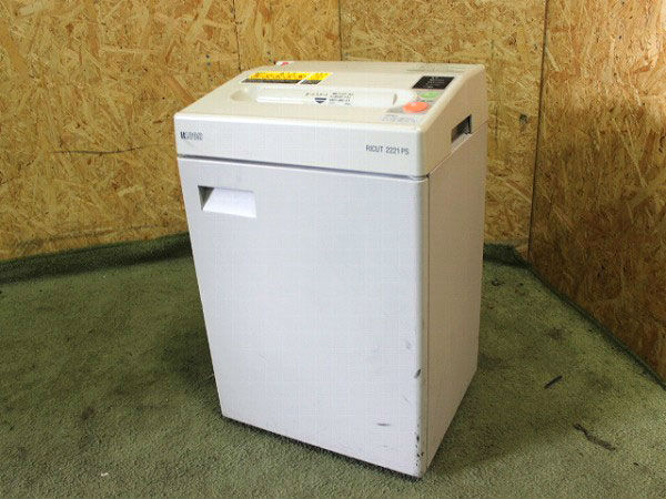 中古 シュレッダー RICOH RICUT 2221PS クロスカット[r+]96905
