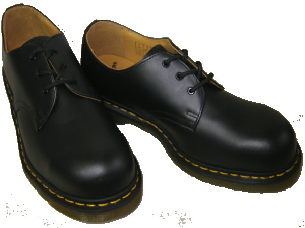 ドクターマーチンDrMartens新品 3ホール1925z黒スチール入uk7 ドクター