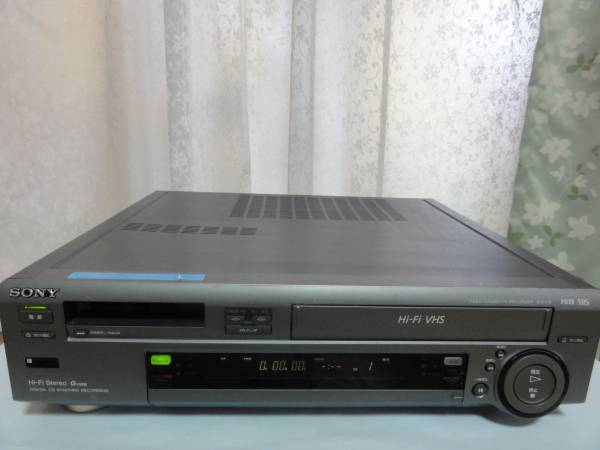 SONY　VHS　8㎜ビデオデッキ　WV-H5 SONY ソニー Hi8/VHS レコーダー WV-H5 ジャンク品 8ミリビデオデッキ