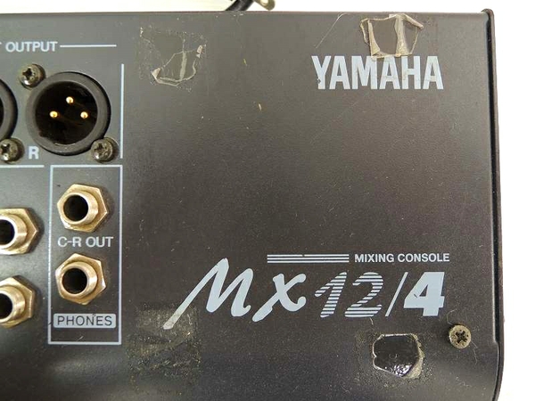 ジャンク YAMAHA MX12/4 アナログ ミキサー 12ch入力 T1947776 ホビー