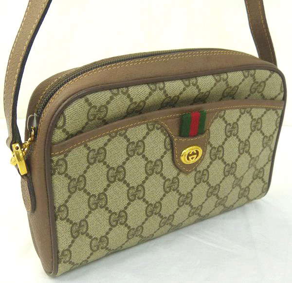 グッチ☆GG柄☆シェリー☆ショルダーバッグ☆中古品（P7998）