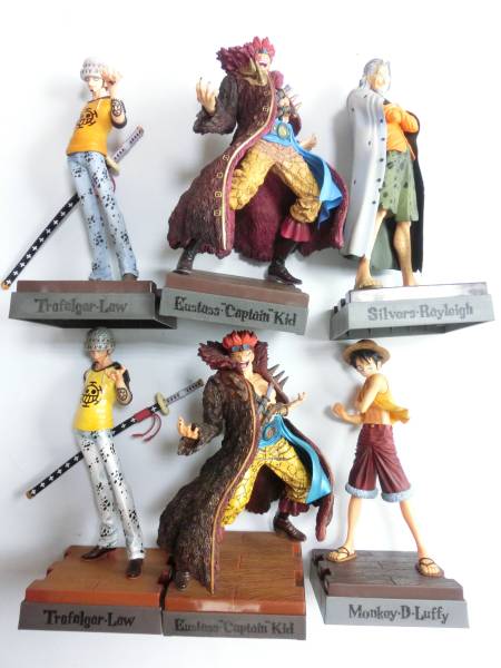 一番くじ 新時代幕開け ABCD賞限定 ルフィ ロー レイリー 6体