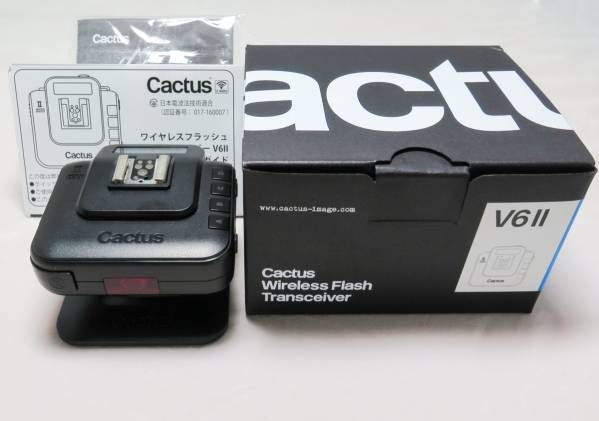 未使用品　Cactas ワイヤレスフラッシュ　トランシーバー　V6 Ⅱ