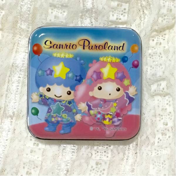サンリオ ピューロランド 限定 缶 小物入れ キキララ リトルツインスターズ 未使用_1